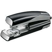 LEITZ NEXXT STAPLER HALF STRIP 30 SHEET SATIN BLACK