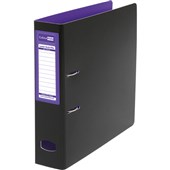 COLOURHIDE MIGHTY LEVER ARCH FILE PP A4 PURPLEBLACK