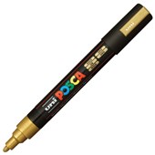 POSCA PC5M PAINT MARKER BULLET MEDIUM 25MM GOLD