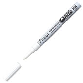 PILOT PAINT MARKER METALLIC FINE BULLET TIP WHITE