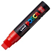 POSCA PC17K PAINT MARKER CHISEL EXTRA BROAD 15MM RED