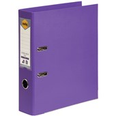 MARBIG LINEN LEVER ARCH FILE PE 75MM A4 PURPLE